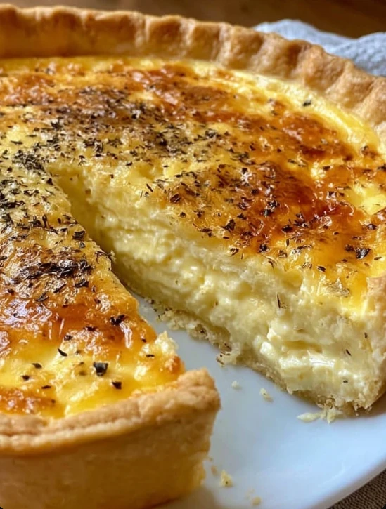 Three Cheese Quiche