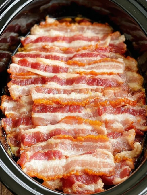 5-Ingredient Slow Cooker Bacon