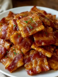 Air fryer bacon-wrapped crackers