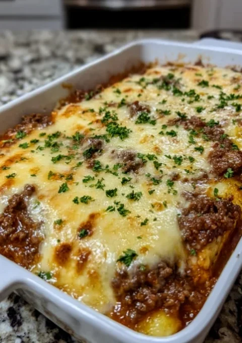 Amish Hamburger Steak Bake