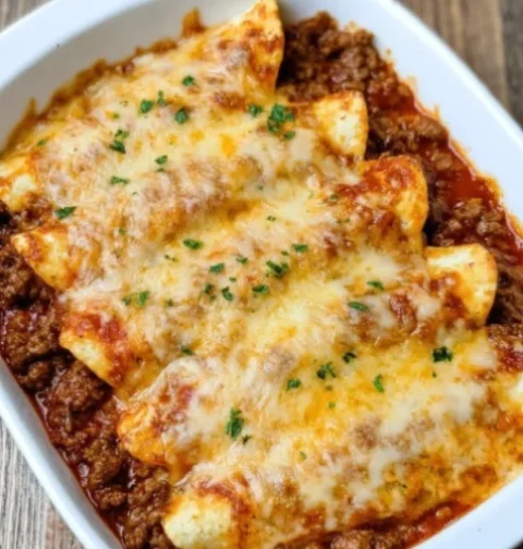 Beef Enchilada Casserole