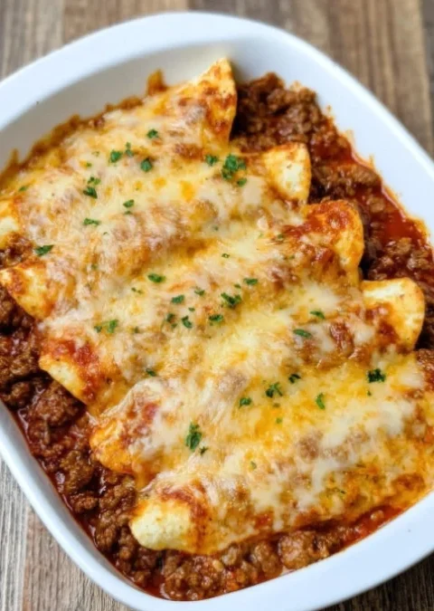 Beef Enchilada Casserole