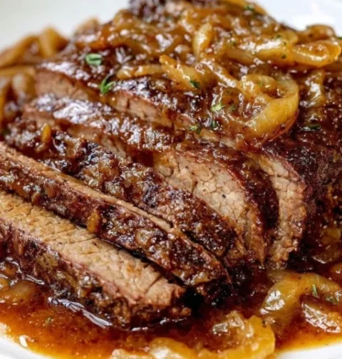 brisket with onions