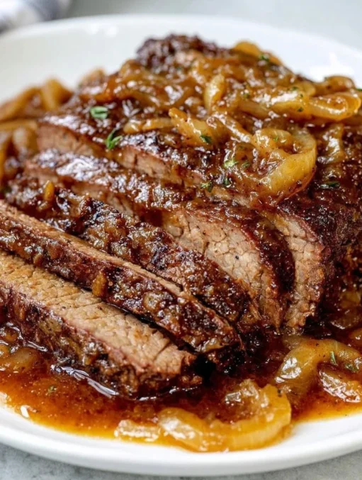 brisket with onions
