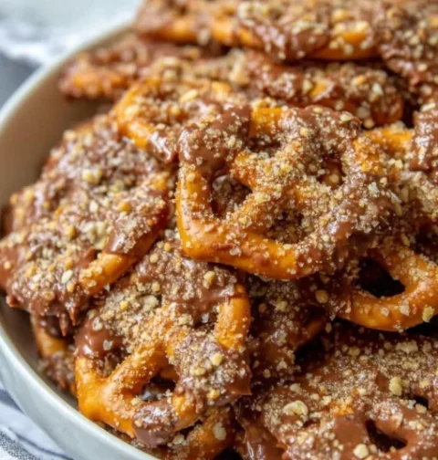 Butter Toffee Pretzels