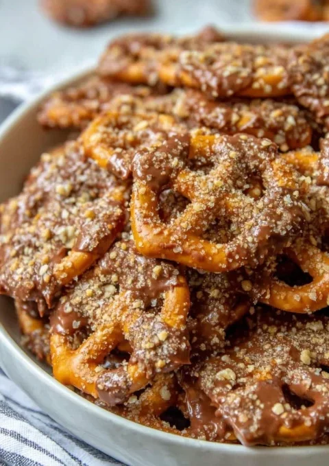 Butter Toffee Pretzels