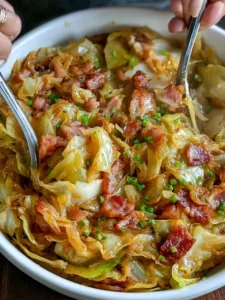 Cabbage and Bacon Stir-Fry