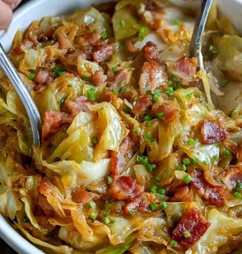 Cabbage and Bacon Stir-Fry