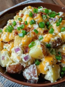 Cheesy bacon ranch potato salad