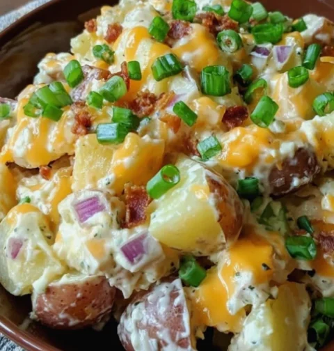 Cheesy bacon ranch potato salad