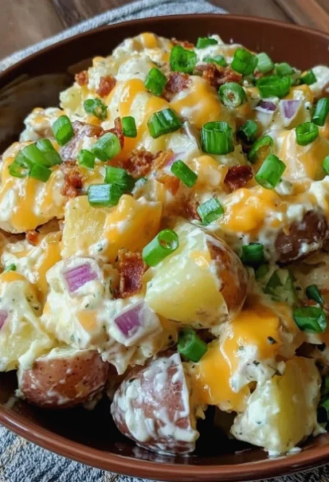 Cheesy bacon ranch potato salad