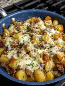 Cheesy Beef and Potato Casserole