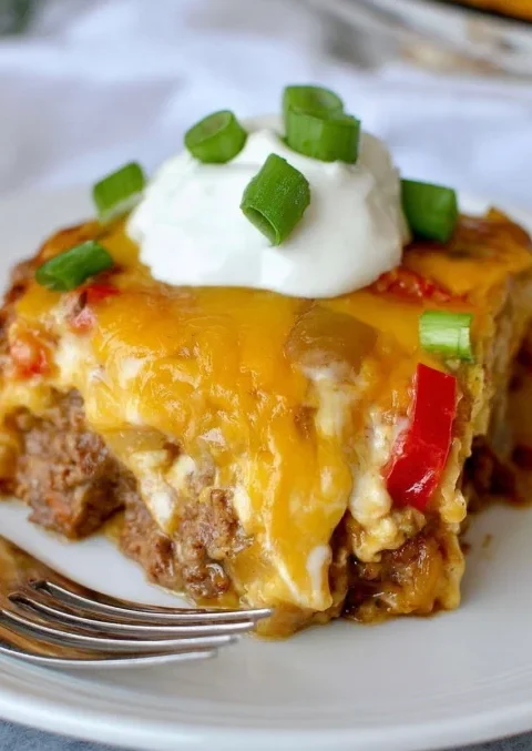 Cheesy Beef and Potato Casserole