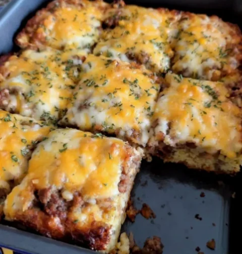 Cheesy Beef and Rice Casserole