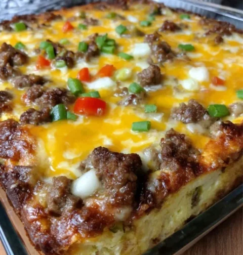 Cheesy Beef Casserole