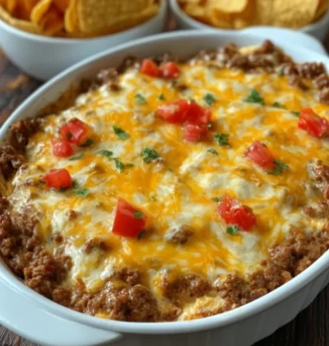 Cheesy Beef Taco Casserole