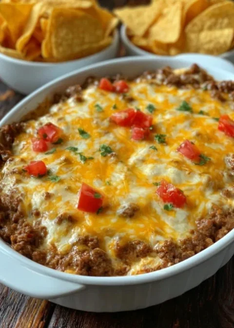 Cheesy Beef Taco Casserole
