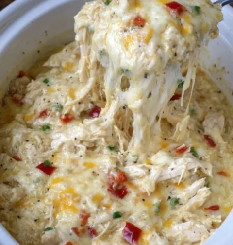 Cheesy Chicken and Rice