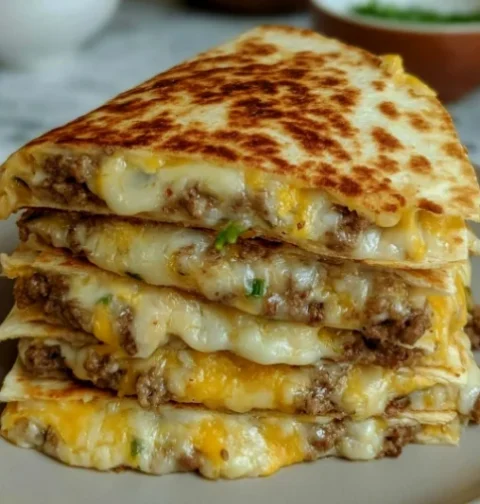 Cheesy Chicken Quesadillas