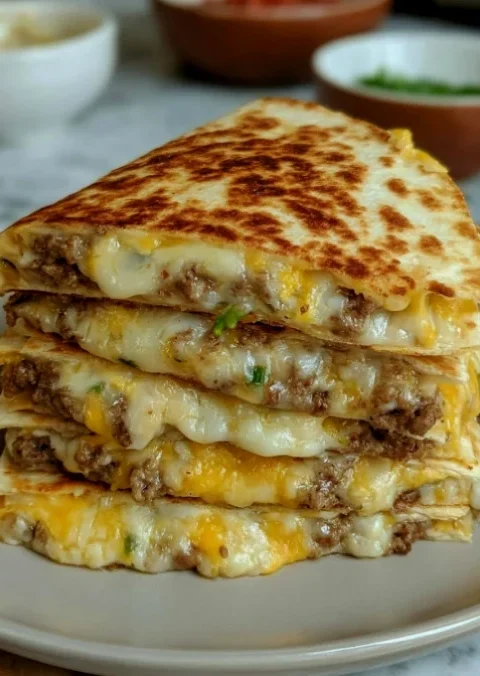Cheesy Chicken Quesadillas