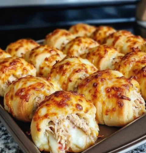 Cheesy Chicken Rolls