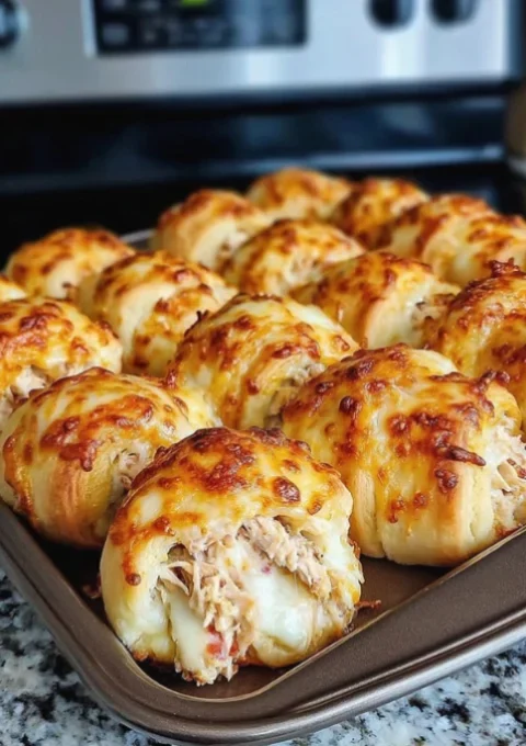 Cheesy Chicken Rolls