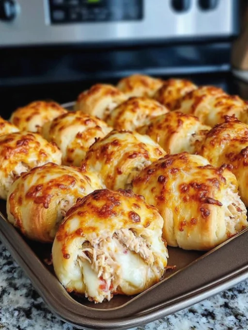 Cheesy Chicken Rolls