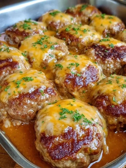 Cheesy Meatloaf Patties
