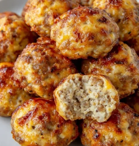 Cheesy Sausage Balls