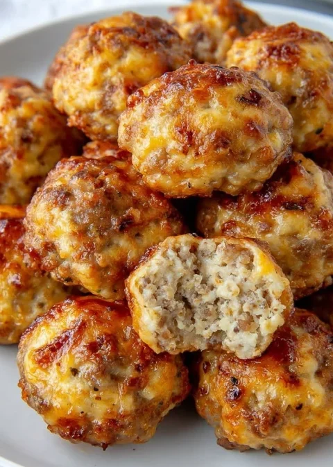 Cheesy Sausage Balls