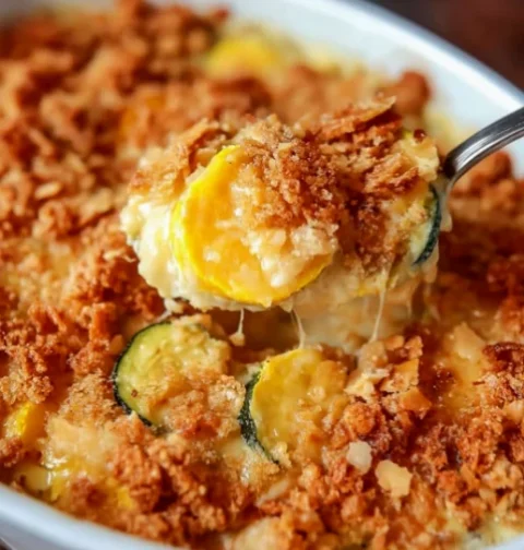 Cheesy Squash Casserole
