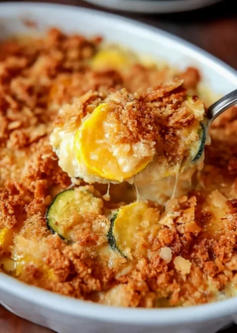 Cheesy Squash Casserole
