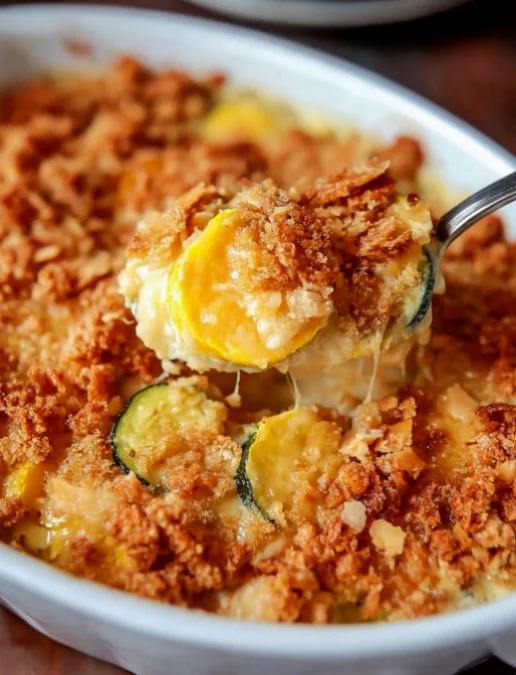Cheesy Squash Casserole