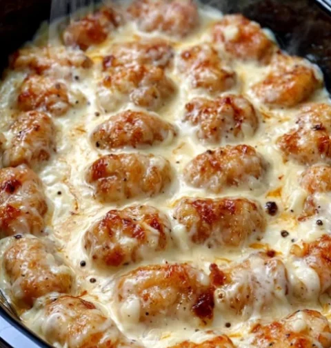 Cheesy Tater Tot Casserole