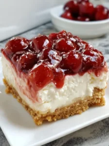 Cherry Cheesecake Bars