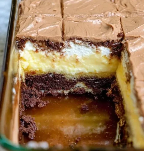 Chocolate Cream Cheese Brownie Dessert