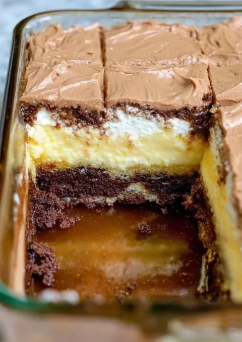 Chocolate Cream Cheese Brownie Dessert