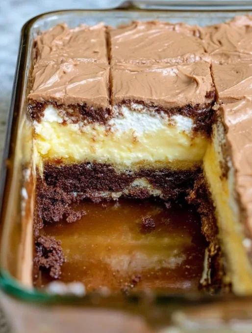 Chocolate Cream Cheese Brownie Dessert