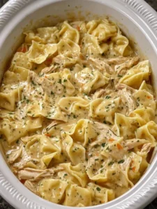 Creamy Chicken and Noodles: A Classic American Comfort Food