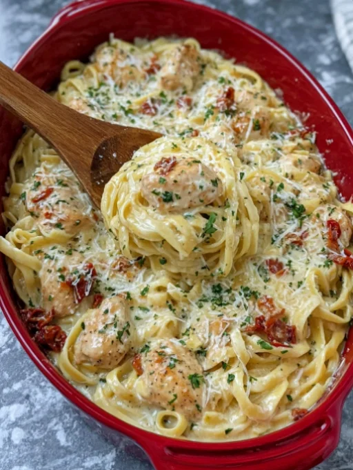 Creamy Chicken Fettuccine
