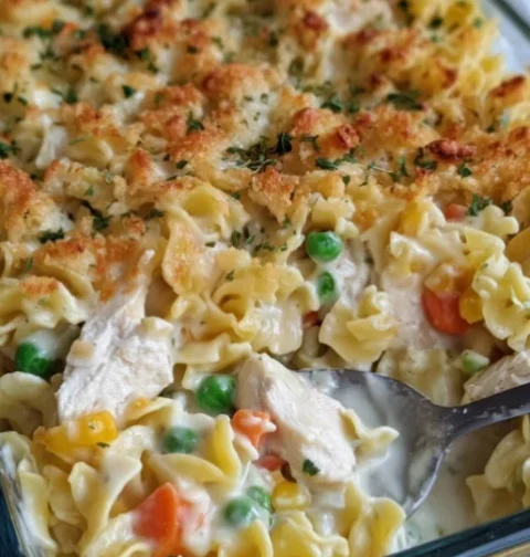 Creamy Chicken Noodle Casserole