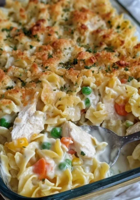 Creamy Chicken Noodle Casserole