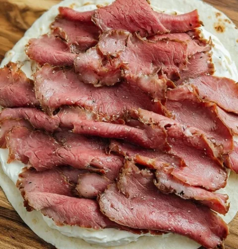 Creamy Roast Beef Wraps