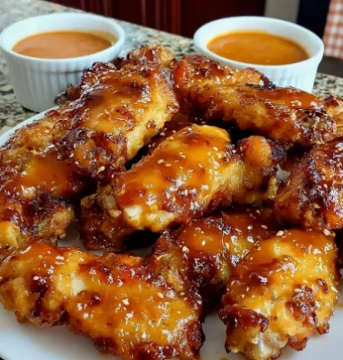 Crispy Honey Garlic Chicken