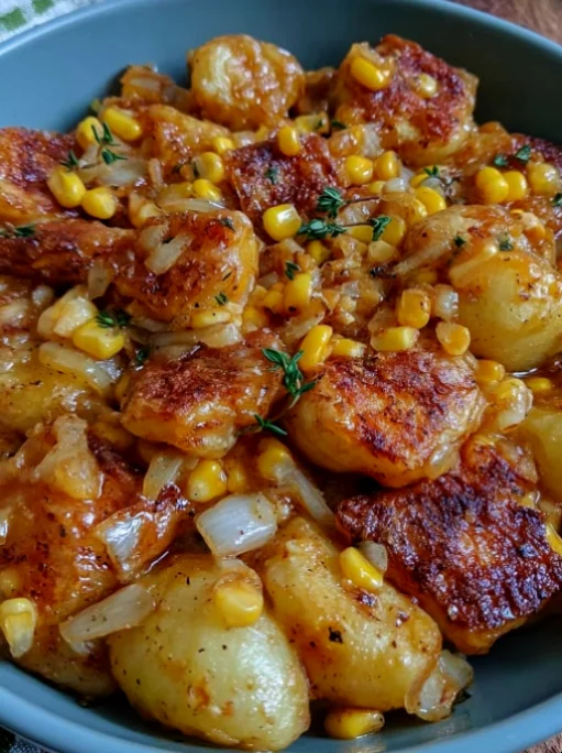 fried potatoes and onions