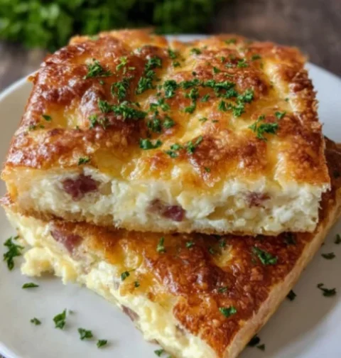 Ham and Cheese Breakfast Casserole