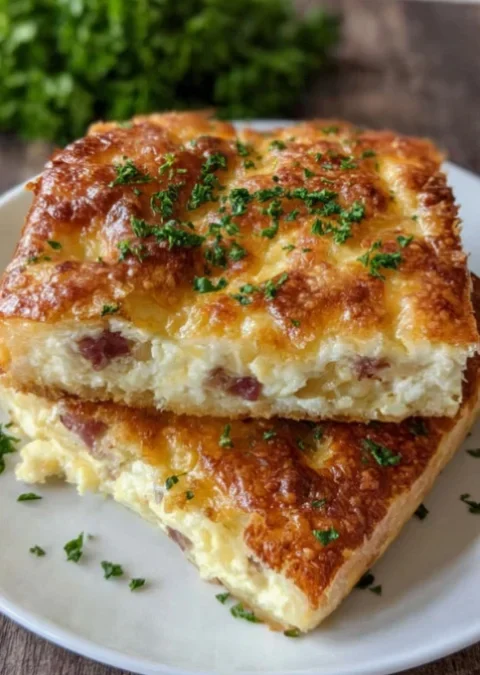 Ham and Cheese Breakfast Casserole