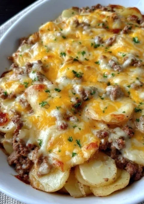 Hamburger Potato Casserole