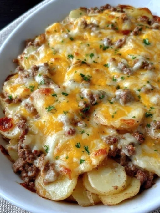 Hamburger Potato Casserole