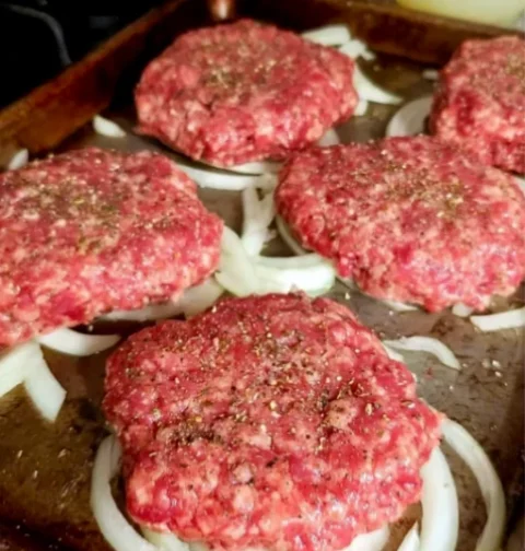 Hamburger Steak with Onions